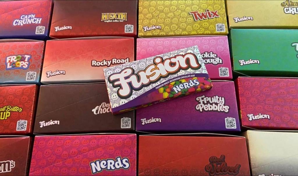 Fusion Shroom Bars Collection - Premium Belgian Psilocybin Mushroom Chocolate Bars and Gummies